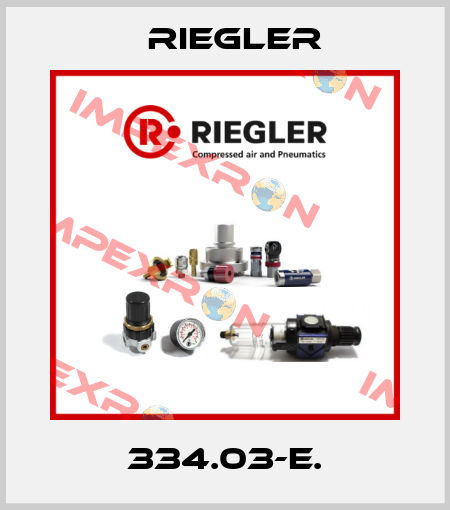 334.03-E. Riegler