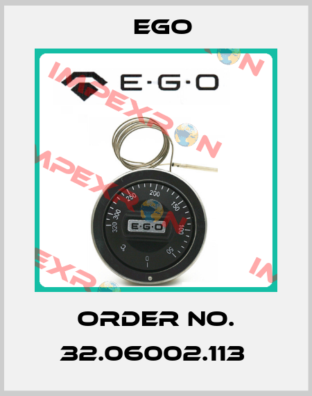 Order No. 32.06002.113  EGO