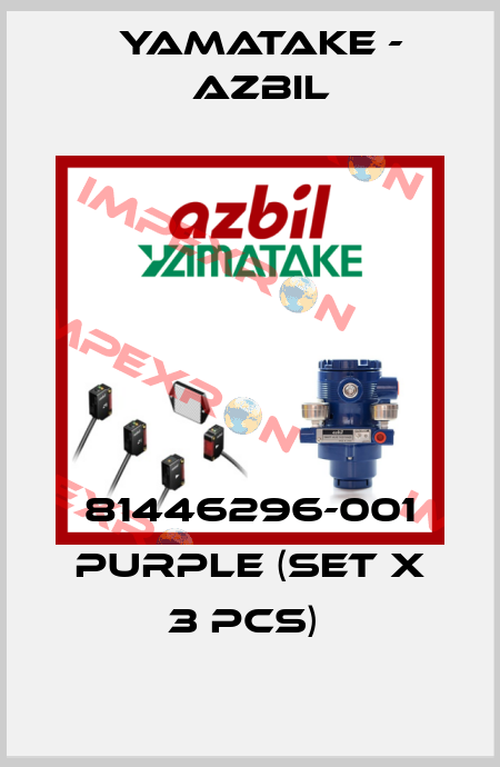 81446296-001 PURPLE (set x 3 PCS)  Yamatake - Azbil