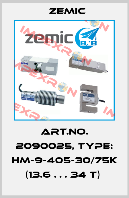 Art.No. 2090025, Type: HM-9-405-30/75K (13.6 … 34 t)  ZEMIC