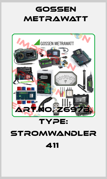 Art.No. Z697B, Type: Stromwandler 411  Gossen Metrawatt