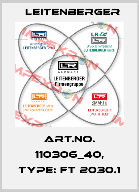 Art.No. 110306_40, Type: FT 2030.1 Leitenberger