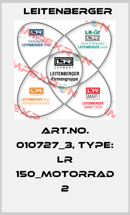 Art.No. 010727_3, Type: LR 150_Motorrad 2 Leitenberger