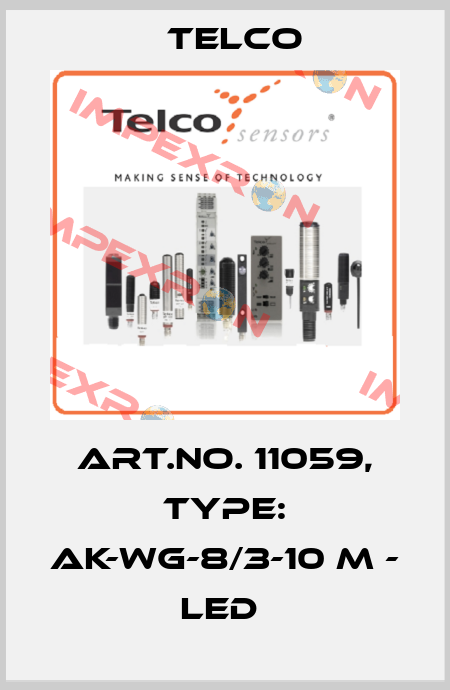 Art.No. 11059, Type: AK-WG-8/3-10 m - LED  Telco