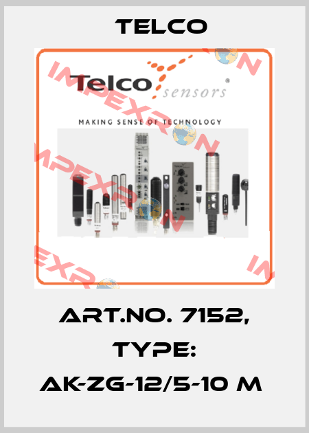 Art.No. 7152, Type: AK-ZG-12/5-10 m  Telco