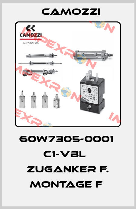 60W7305-0001  C1-VBL   ZUGANKER F. MONTAGE F  Camozzi