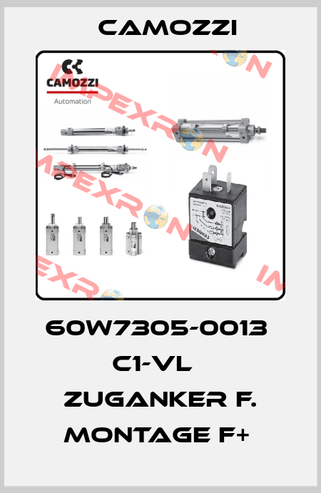 60W7305-0013  C1-VL   ZUGANKER F. MONTAGE F+  Camozzi