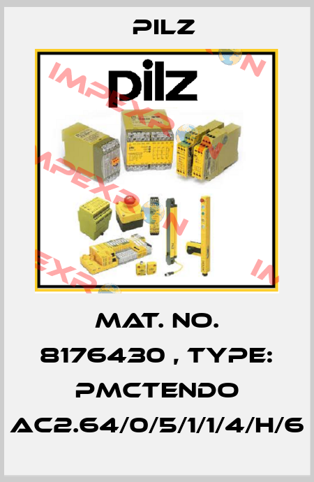 Mat. No. 8176430 , Type: PMCtendo AC2.64/0/5/1/1/4/H/6 Pilz