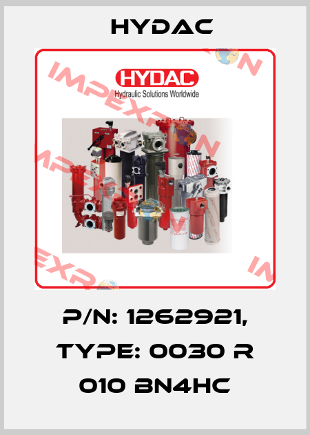p/n: 1262921, Type: 0030 R 010 BN4HC Hydac