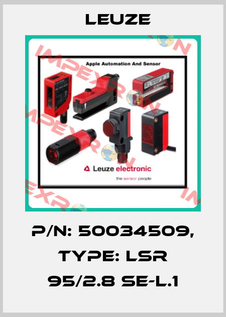 p/n: 50034509, Type: LSR 95/2.8 SE-L.1 Leuze