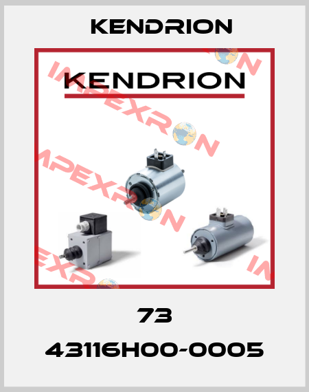 73 43116H00-0005 Kendrion