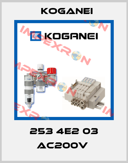 253 4E2 03 AC200V  Koganei