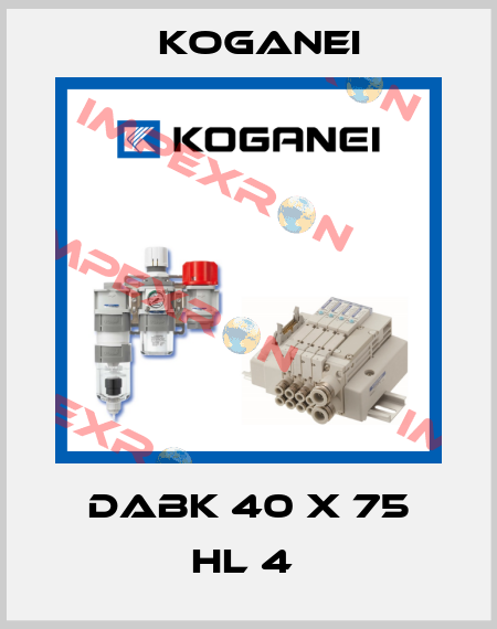 DABK 40 X 75 HL 4  Koganei