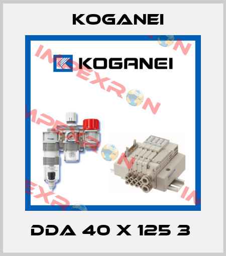 DDA 40 X 125 3  Koganei