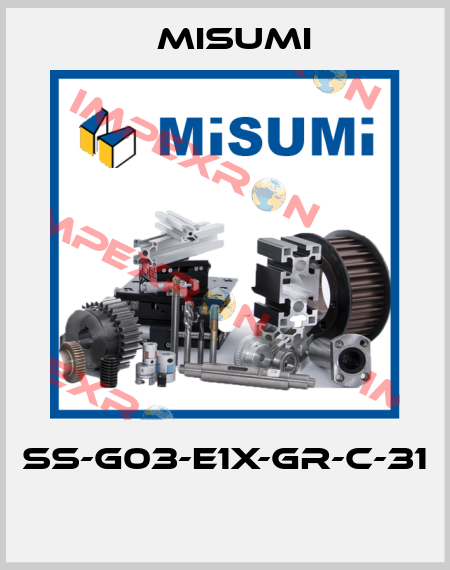 SS-G03-E1X-GR-C-31  Misumi