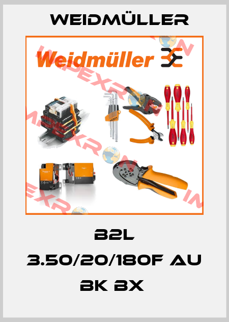 B2L 3.50/20/180F AU BK BX  Weidmüller