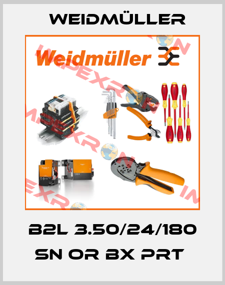 B2L 3.50/24/180 SN OR BX PRT  Weidmüller