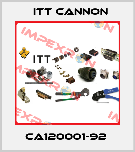 CA120001-92  Itt Cannon
