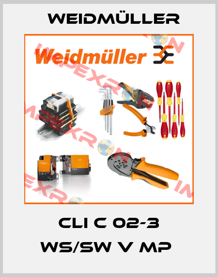 CLI C 02-3 WS/SW V MP  Weidmüller