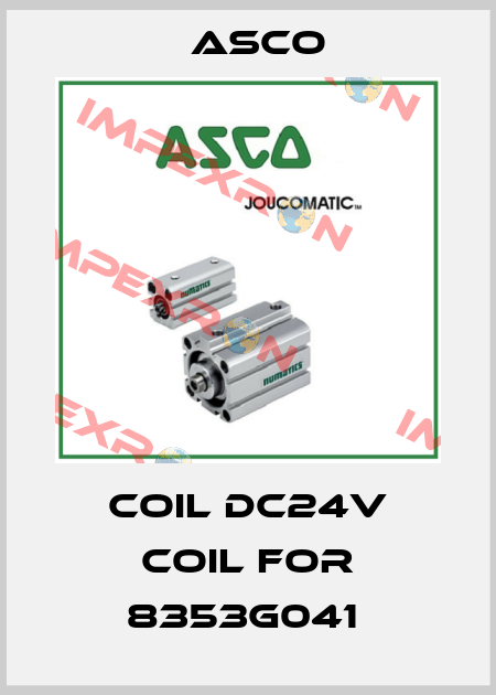Coil DC24V coil for 8353G041  Asco