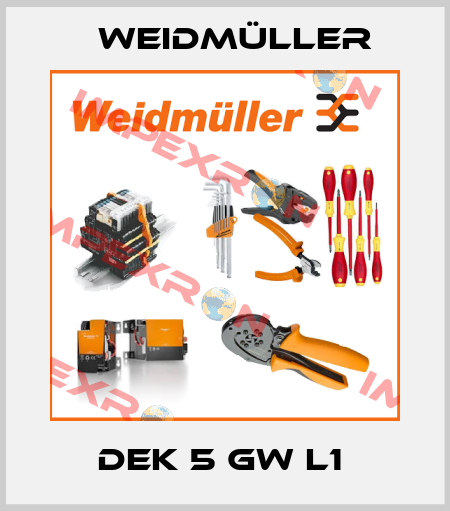 DEK 5 GW L1  Weidmüller
