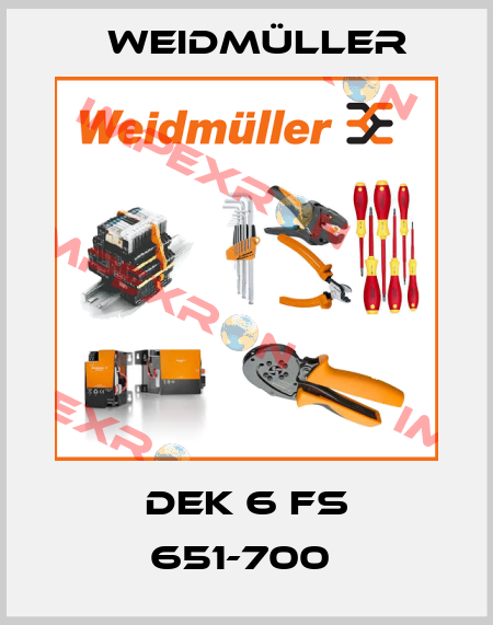 DEK 6 FS 651-700  Weidmüller