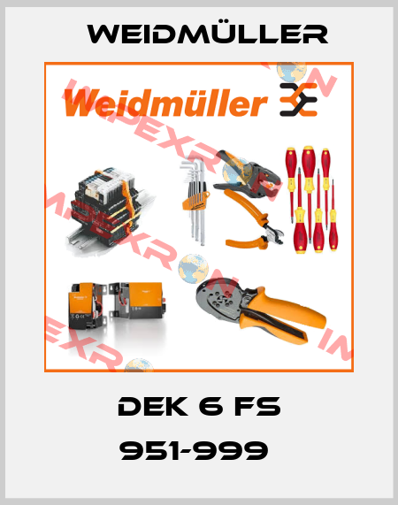 DEK 6 FS 951-999  Weidmüller
