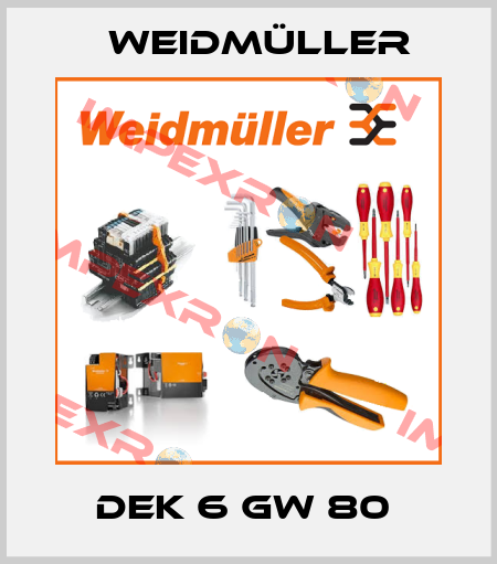 DEK 6 GW 80  Weidmüller