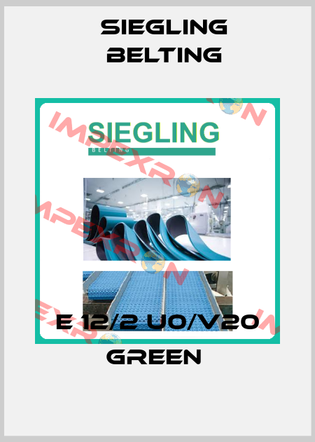 E 12/2 U0/V20 GREEN  Siegling Belting