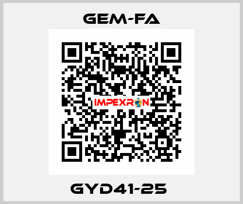 GYD41-25  Gem-Fa