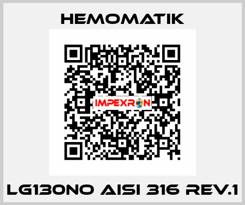 LG130NO AISI 316 Rev.1 Hemomatik