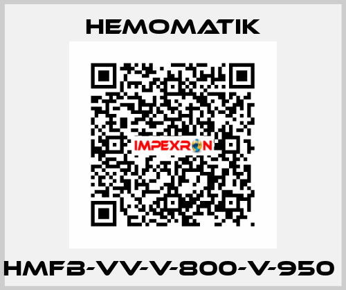 HMFB-VV-V-800-V-950  Hemomatik