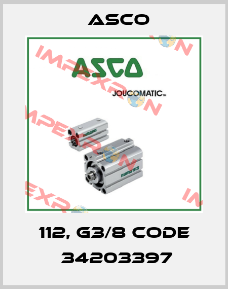 112, g3/8 code ‎34203397  Asco