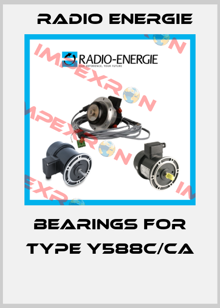 bearings for Type Y588C/CA  Radio Energie