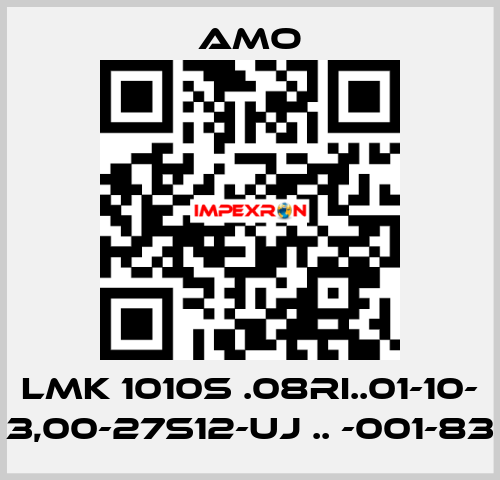 LMK 1010S .08RI..01-10- 3,00-27S12-UJ .. -001-83 Amo