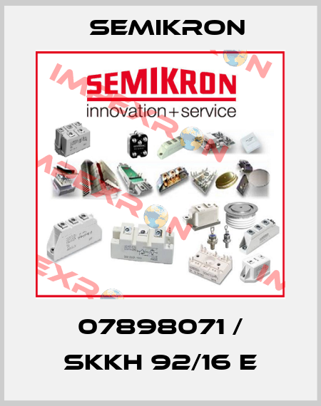 07898071 / SKKH 92/16 E Semikron