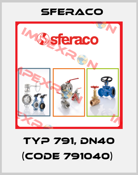 Typ 791, DN40 (code 791040)  Sferaco