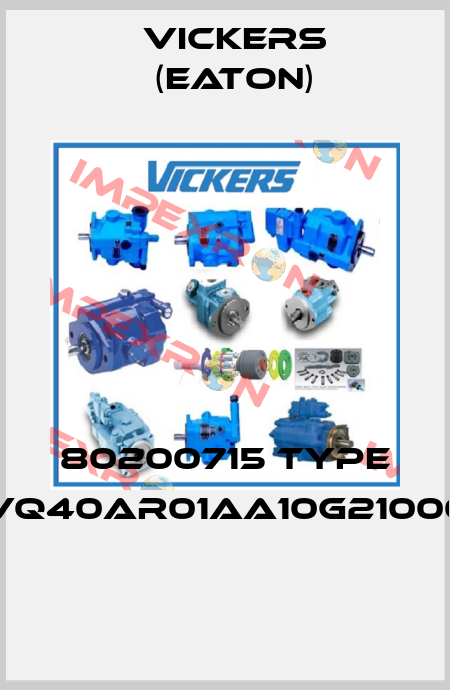 80200715 Type PVQ40AR01AA10G210000  Vickers (Eaton)
