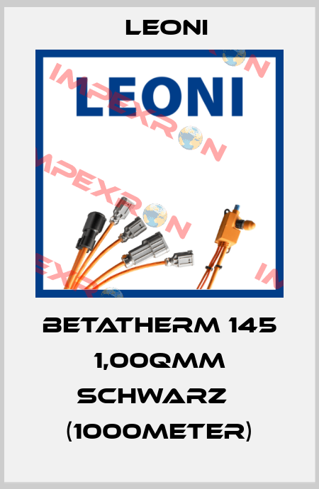 BETATHERM 145 1,00qmm schwarz   (1000meter) Leoni
