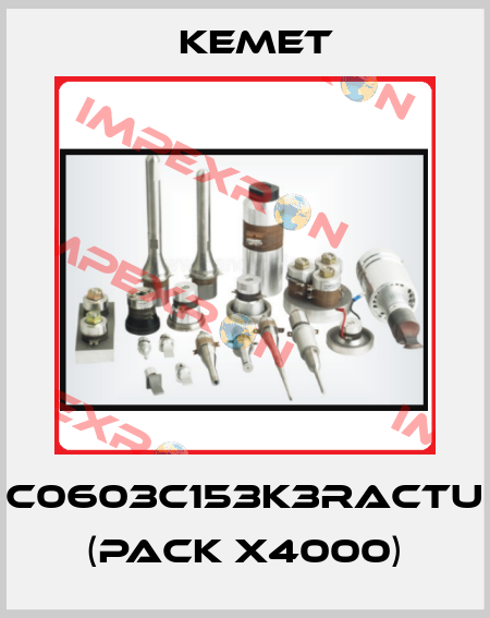 C0603C153K3RACTU (pack x4000) Kemet