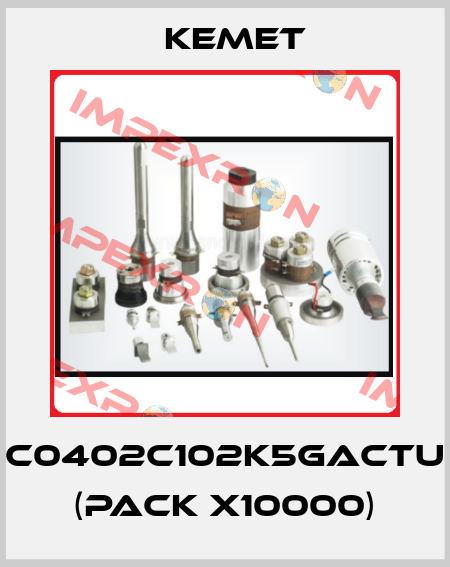 C0402C102K5GACTU (pack x10000) Kemet