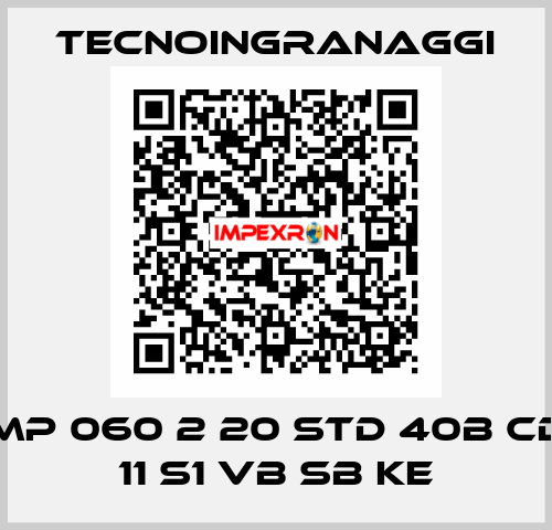 MP 060 2 20 STD 40B CD 11 S1 VB SB KE TECNOINGRANAGGI
