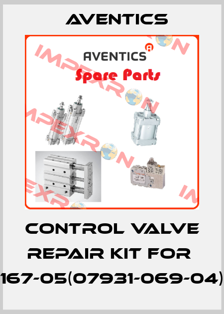 Control valve Repair kit for  07931-167-05(07931-069-04)98w51 Aventics