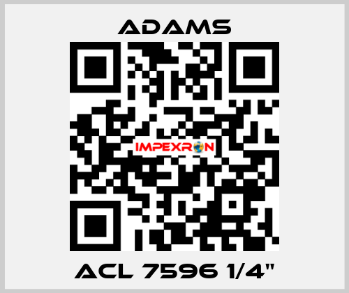 ACL 7596 1/4" ADAMS