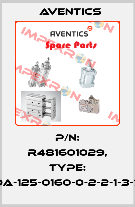 P/N: R481601029, Type: TRB-DA-125-0160-0-2-2-1-3-7-ACC Aventics