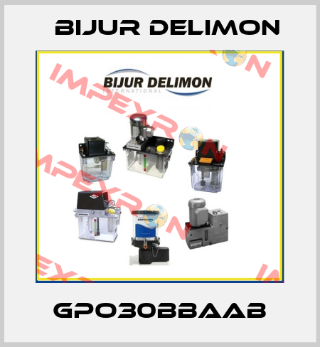 GPO30BBAAB Bijur Delimon