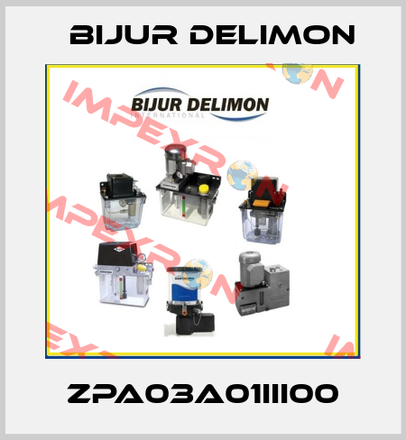 ZPA03A01III00 Bijur Delimon