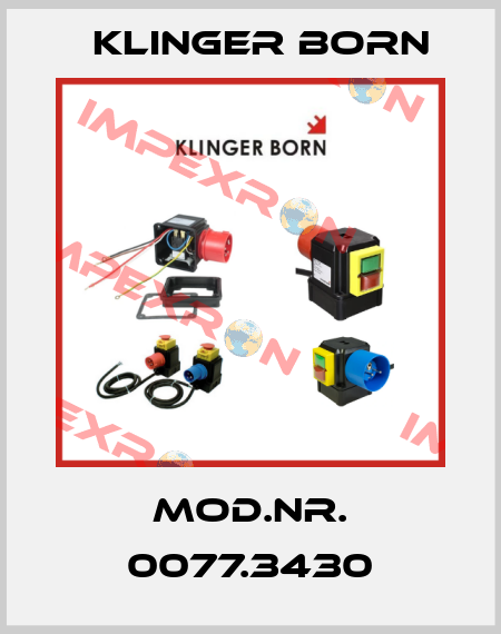 Mod.Nr. 0077.3430 Klinger Born
