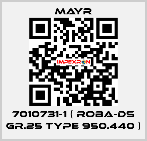 7010731-1 ( ROBA-DS Gr.25 Type 950.440 ) Mayr