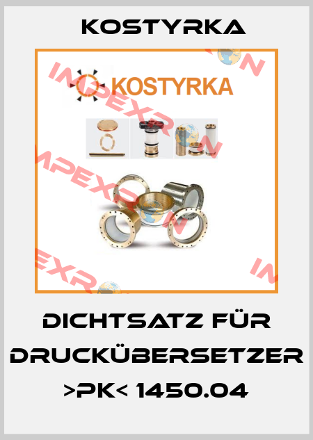 Dichtsatz für Druckübersetzer >pk< 1450.04 Kostyrka